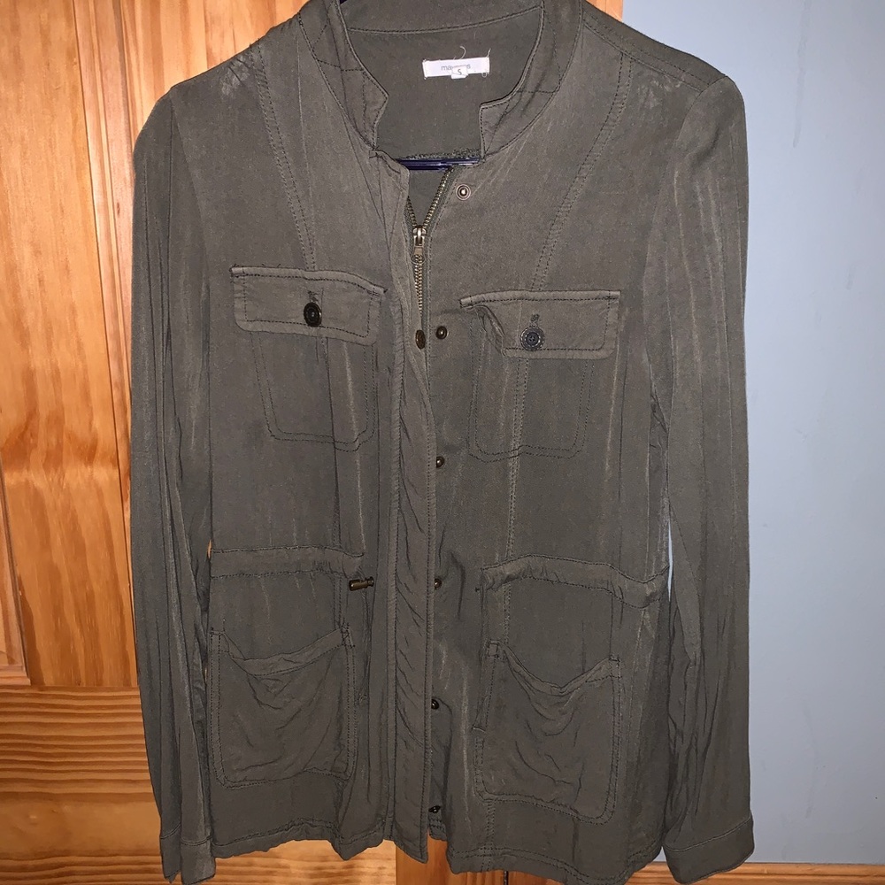 Maurices Army Green Jacket size:small